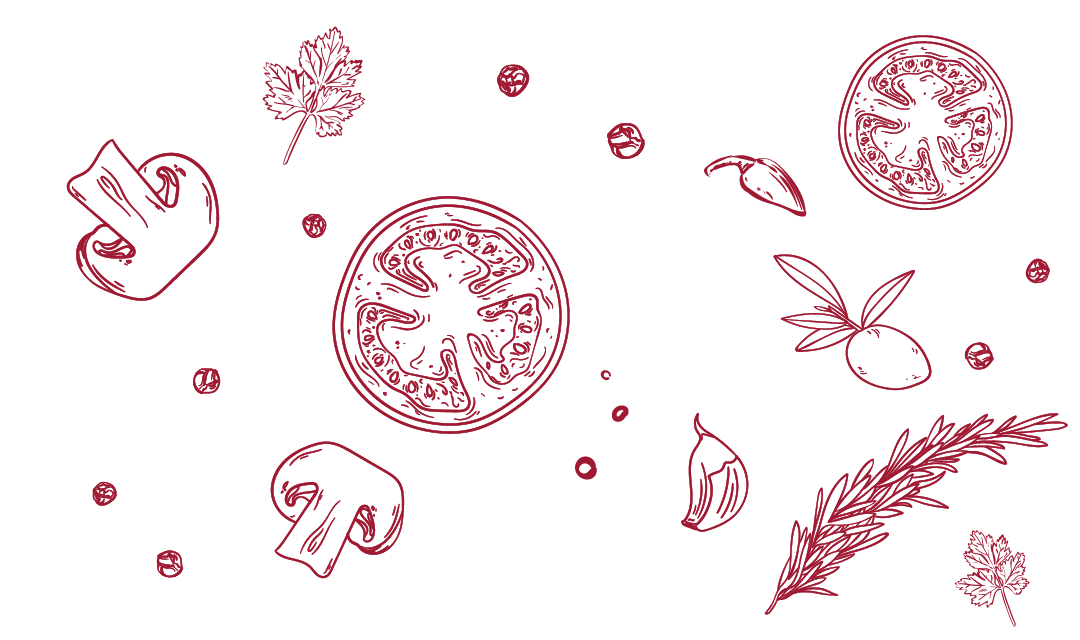 Ingredientes frescos de Capricciosas